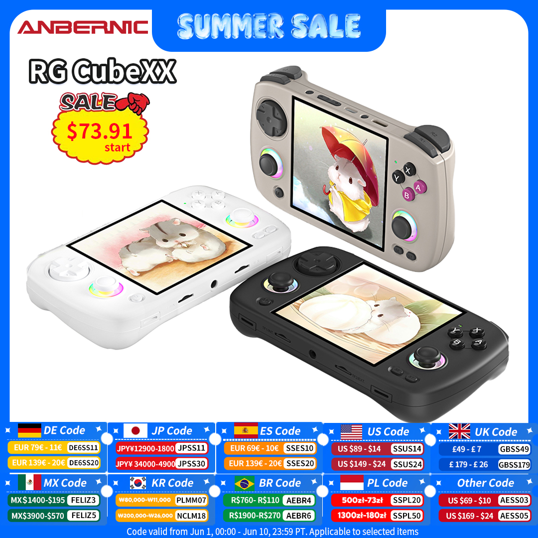 Gaming Console Type - Anbernic RG CubeXX Retro Handheld Games