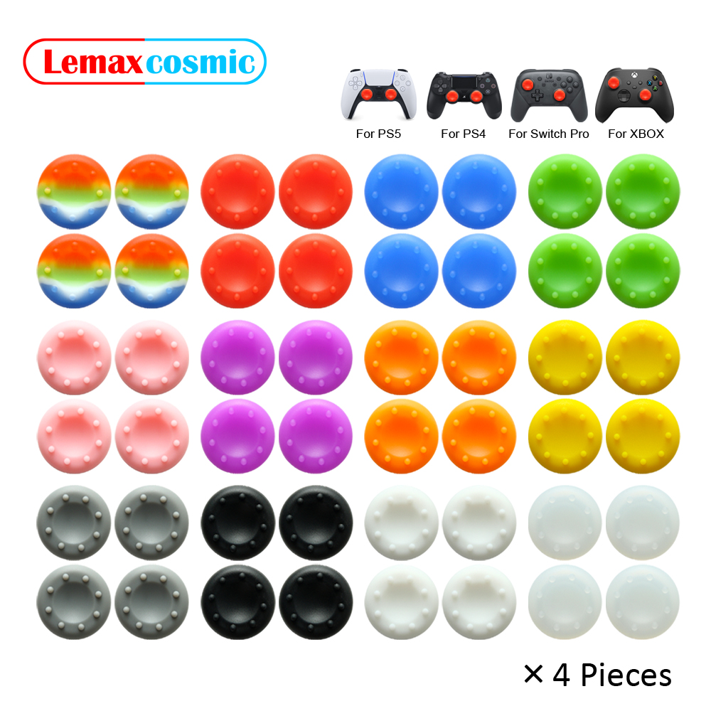 Gaming Console Tv Stick - 4 Pieces Controller Joystick Caps Thumb