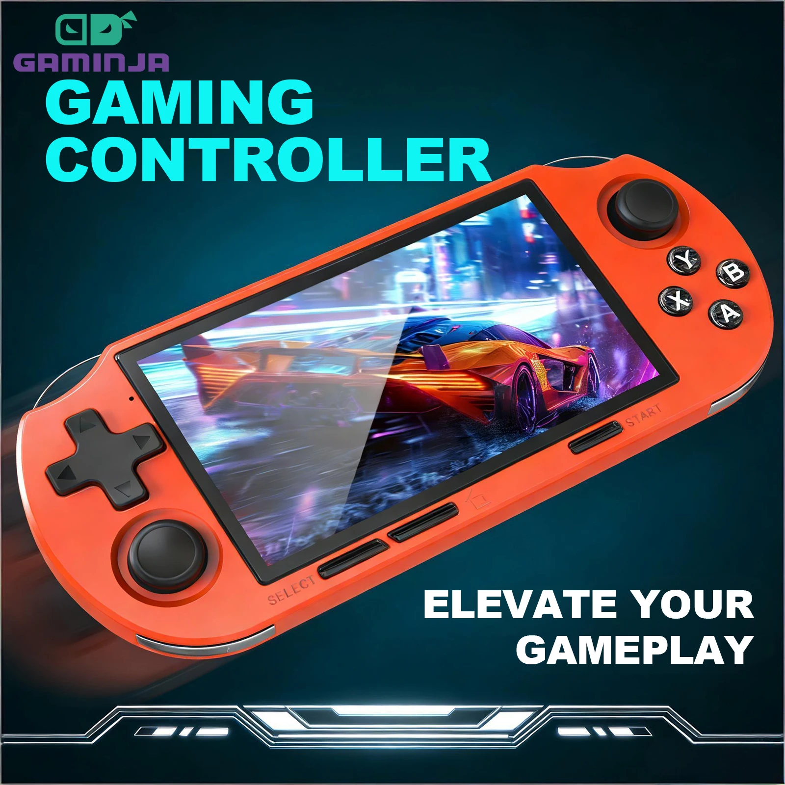 Gaming Console Type - GAMINJA Handheld Portable Gaming Console 4.5Inch