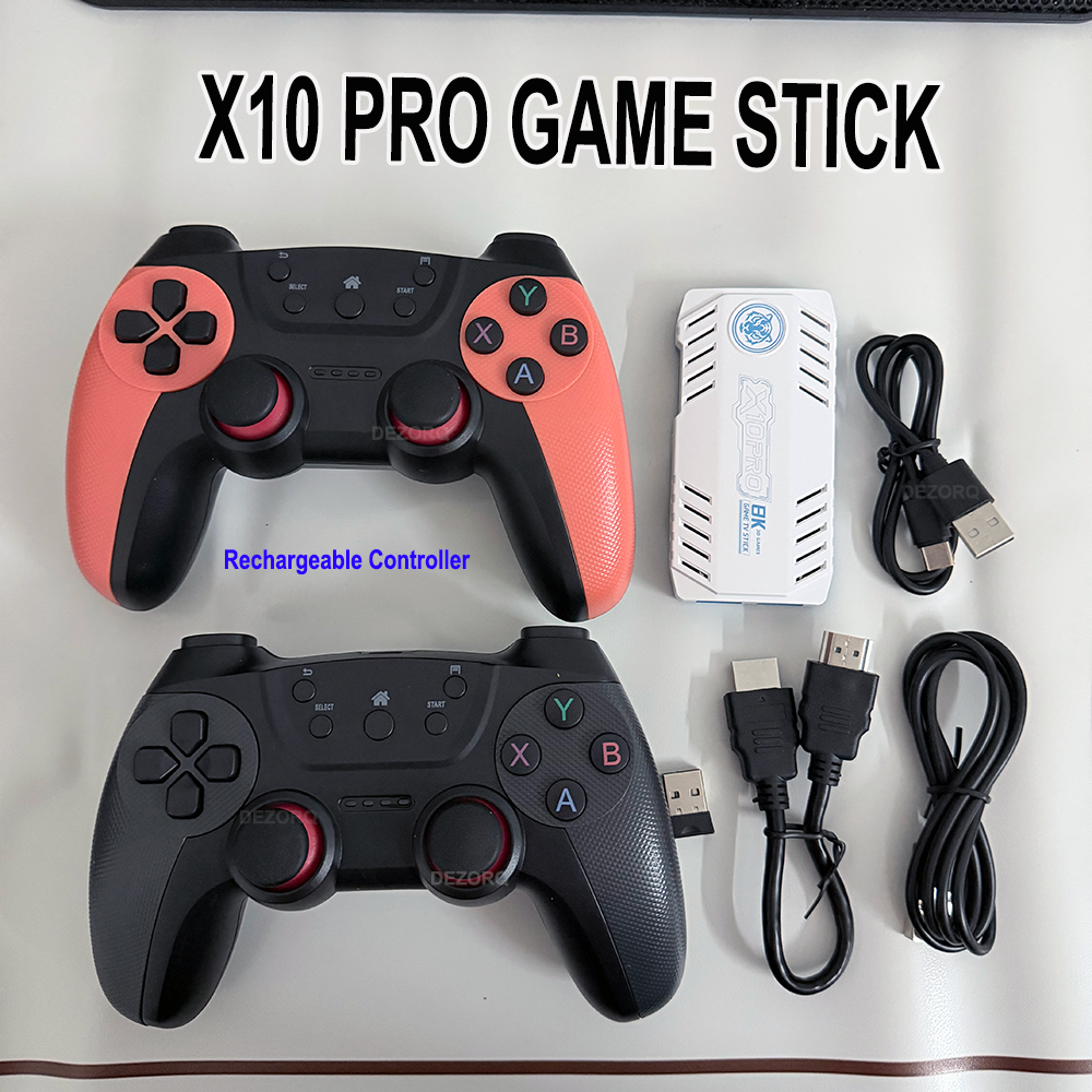 Gaming Console Stick - X10 Pro Rechargeable Controller Game Stick