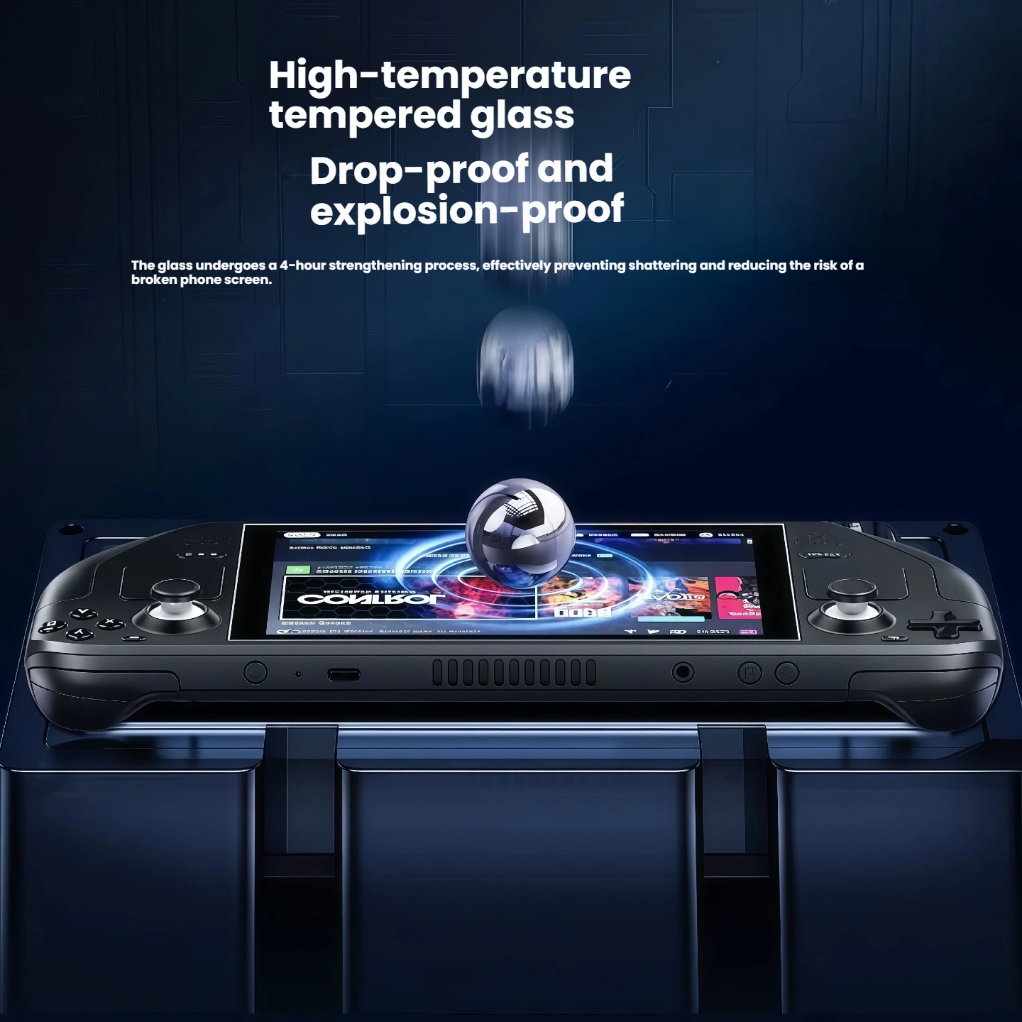 HD Tempered Glass Screen Prote - مراجعة Gaming Console Steam Deck وسعره