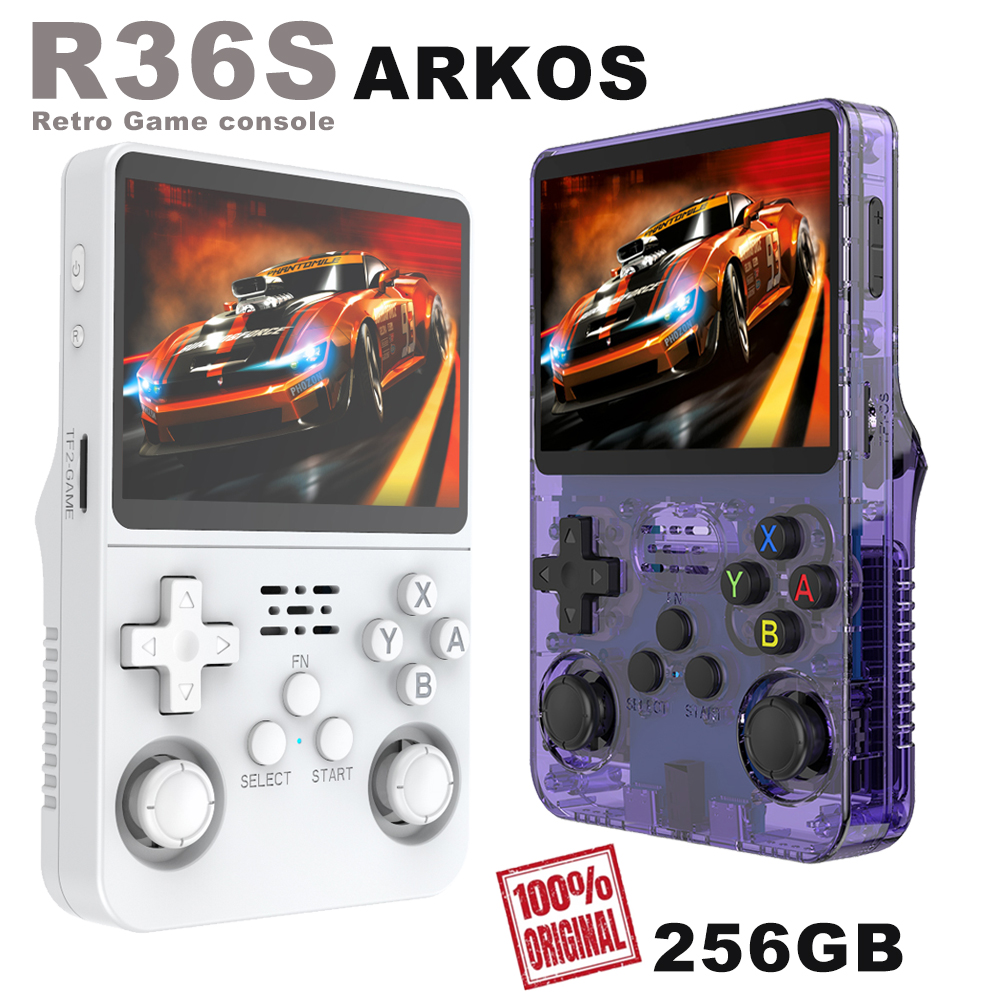 BOYHOM 256G Open Source R36S R - مراجعة Gaming Console Type وسعره