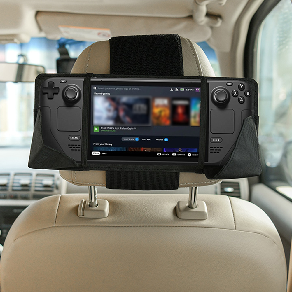 For Steam Deck Car Headrest Mo - مراجعة Gaming Console Steam Deck وسعره