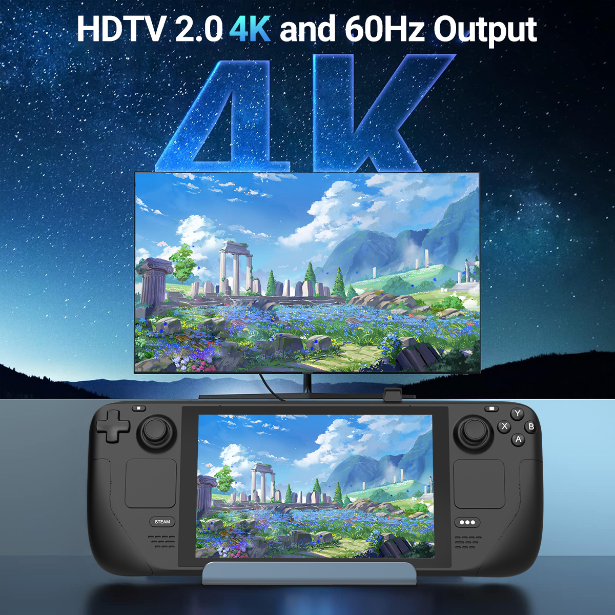 5 In 1 USB-C Game Hub Type-C C - مراجعة Gaming Console Steam Deck وسعره