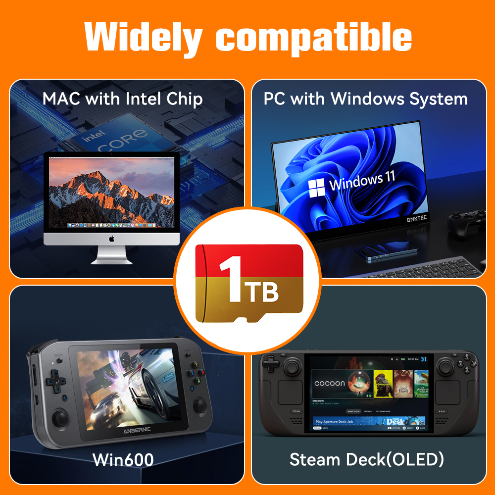 1TB Latest Batocera 39 OS TF G - مراجعة Gaming Console Steam Deck وسعره