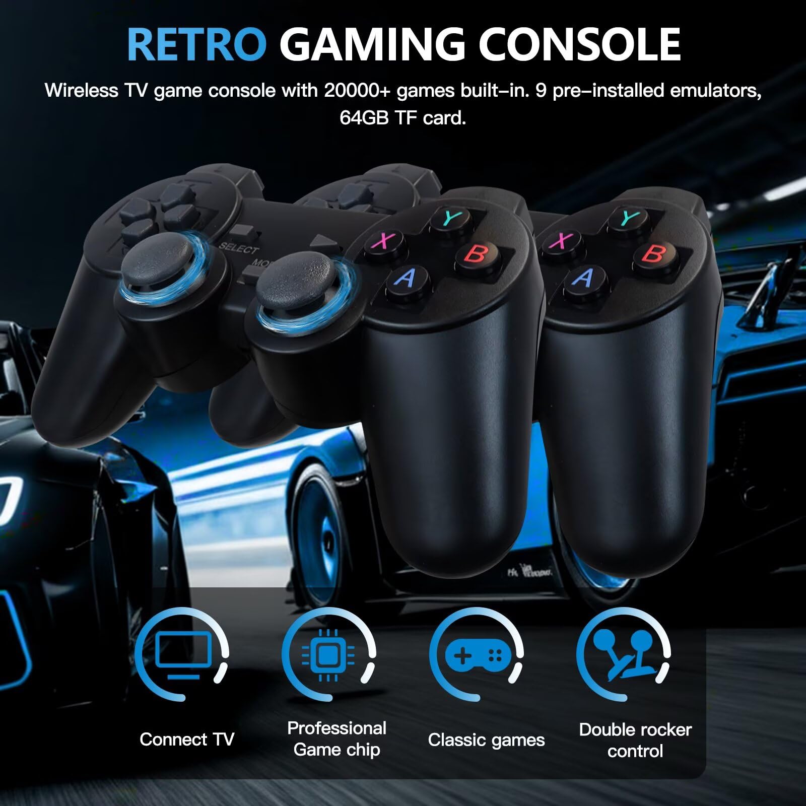 Retro Video Game Console 4K Ga - مراجعة Gaming Console Stick وسعره
