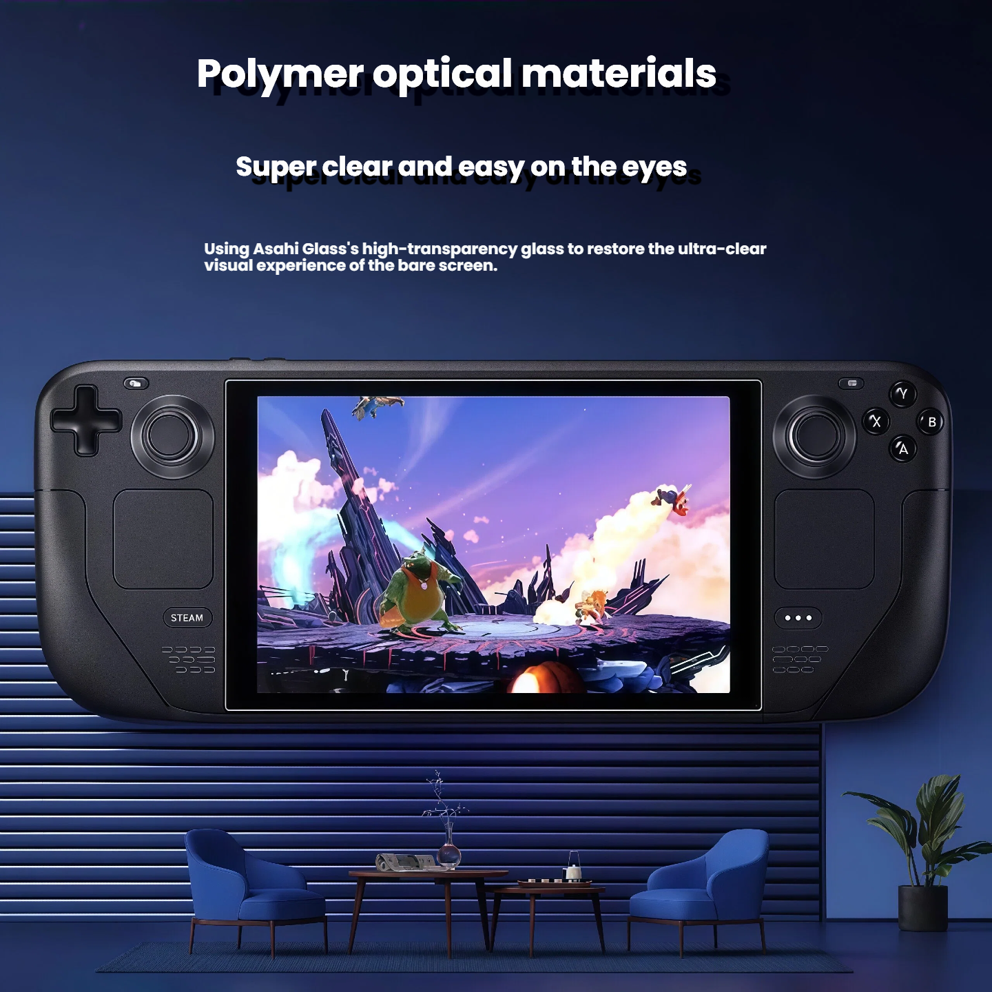 HD Tempered Glass Screen Prote - مراجعة Gaming Console Steam Deck وسعره