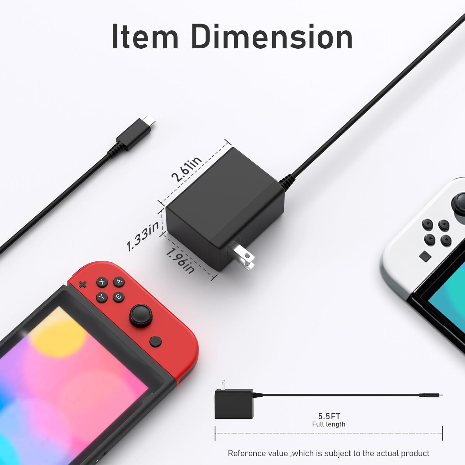 AC 100–240V Type-C Charger 15V - مراجعة Gaming Console Type وسعره