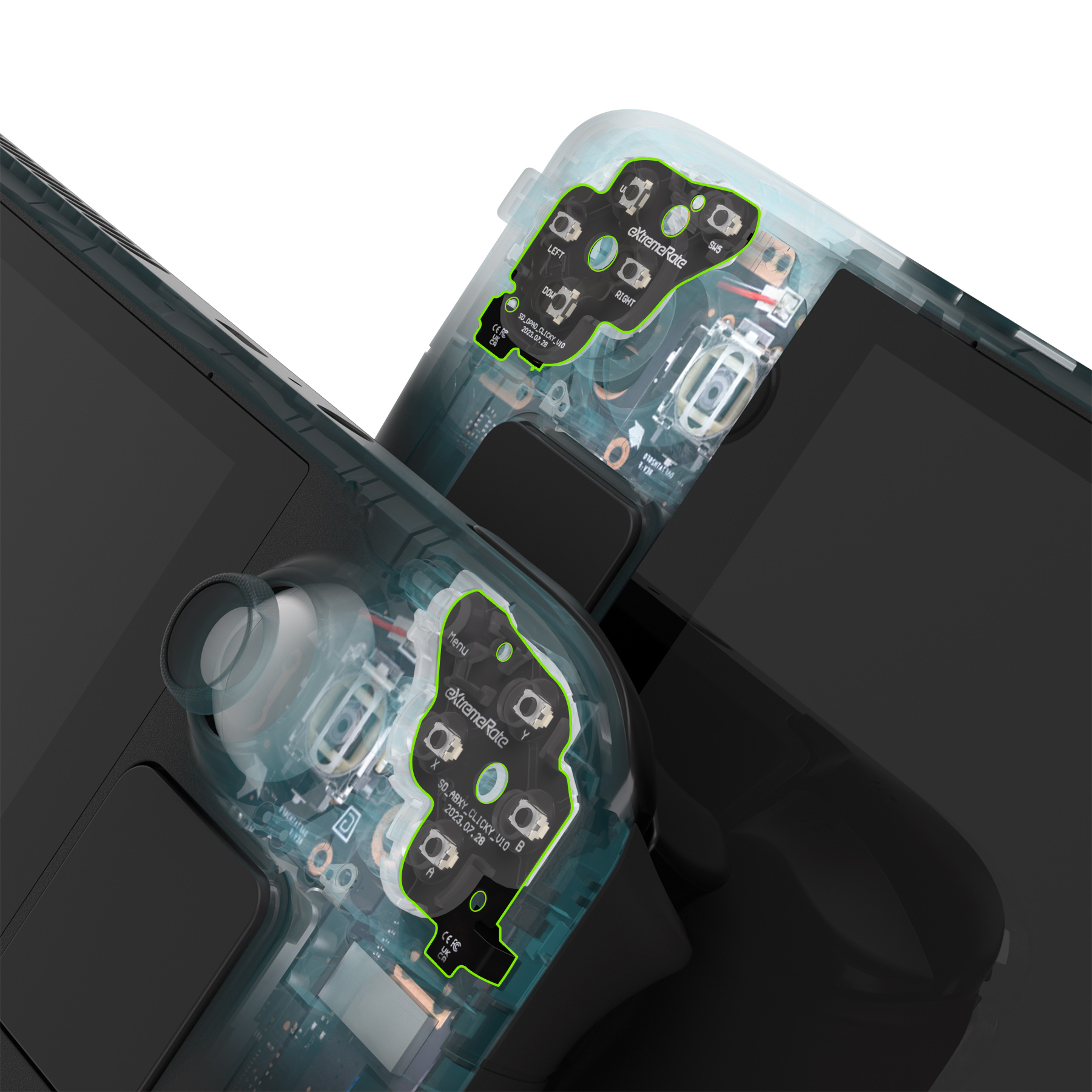 eXtremeRate Face Clicky Kit fo - مراجعة Gaming Console Steam Deck وسعره