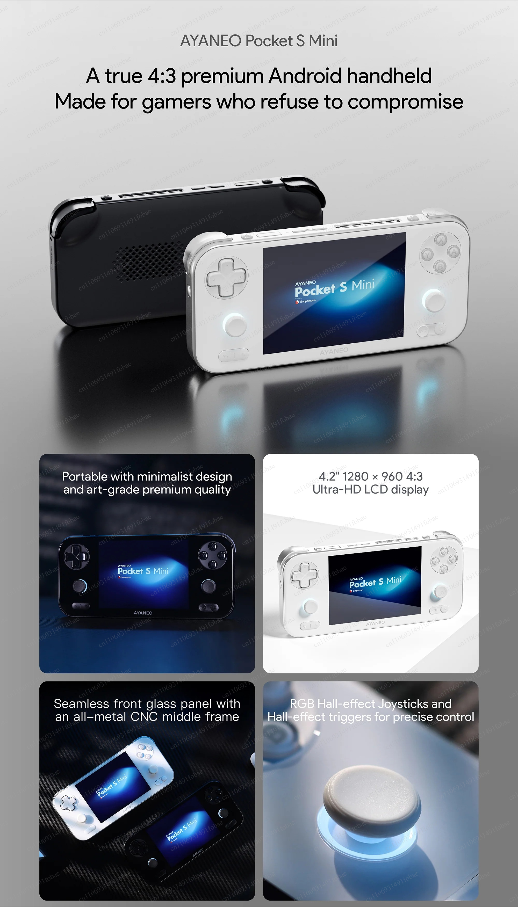 AYANEO Pocket S Mini Retro Han - مراجعة Gaming Console Table وسعره