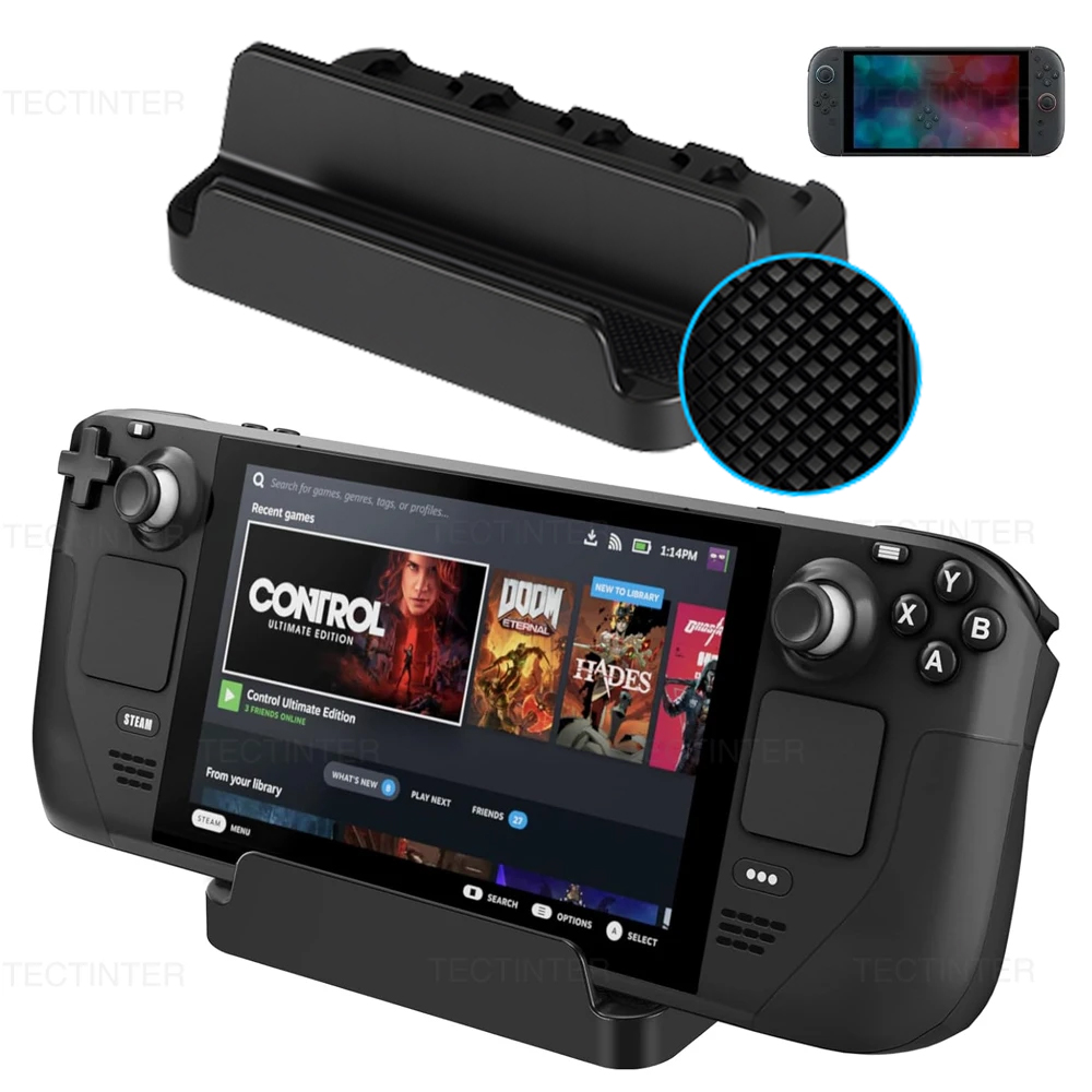 Game Console Holder Bracket fo - مراجعة Gaming Console Steam Deck وسعره