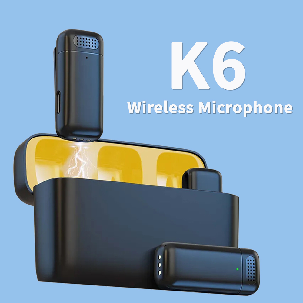 Wireless Microphone Lapel K6 P - مراجعة Gaming Console Youtube وسعره