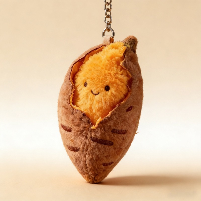 Cute Creative Roasted Sweet Po - مراجعة Gaming Console Keychain وسعره