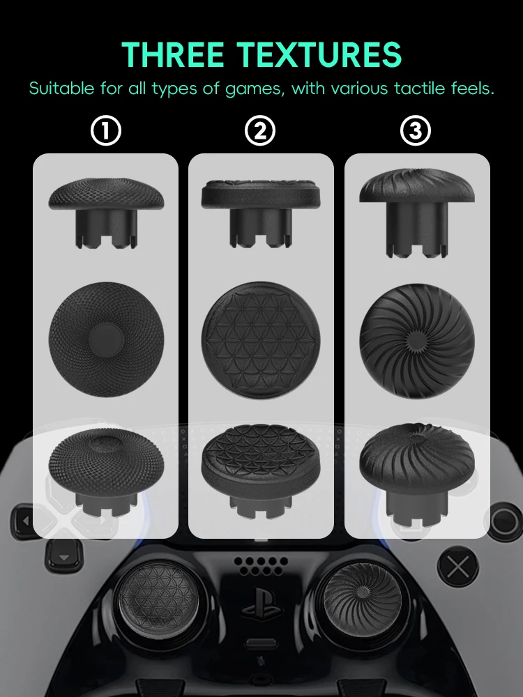 DATA FROG 8Pcs Thumbstick Cap  - مراجعة Gaming Console Tv Stick وسعره