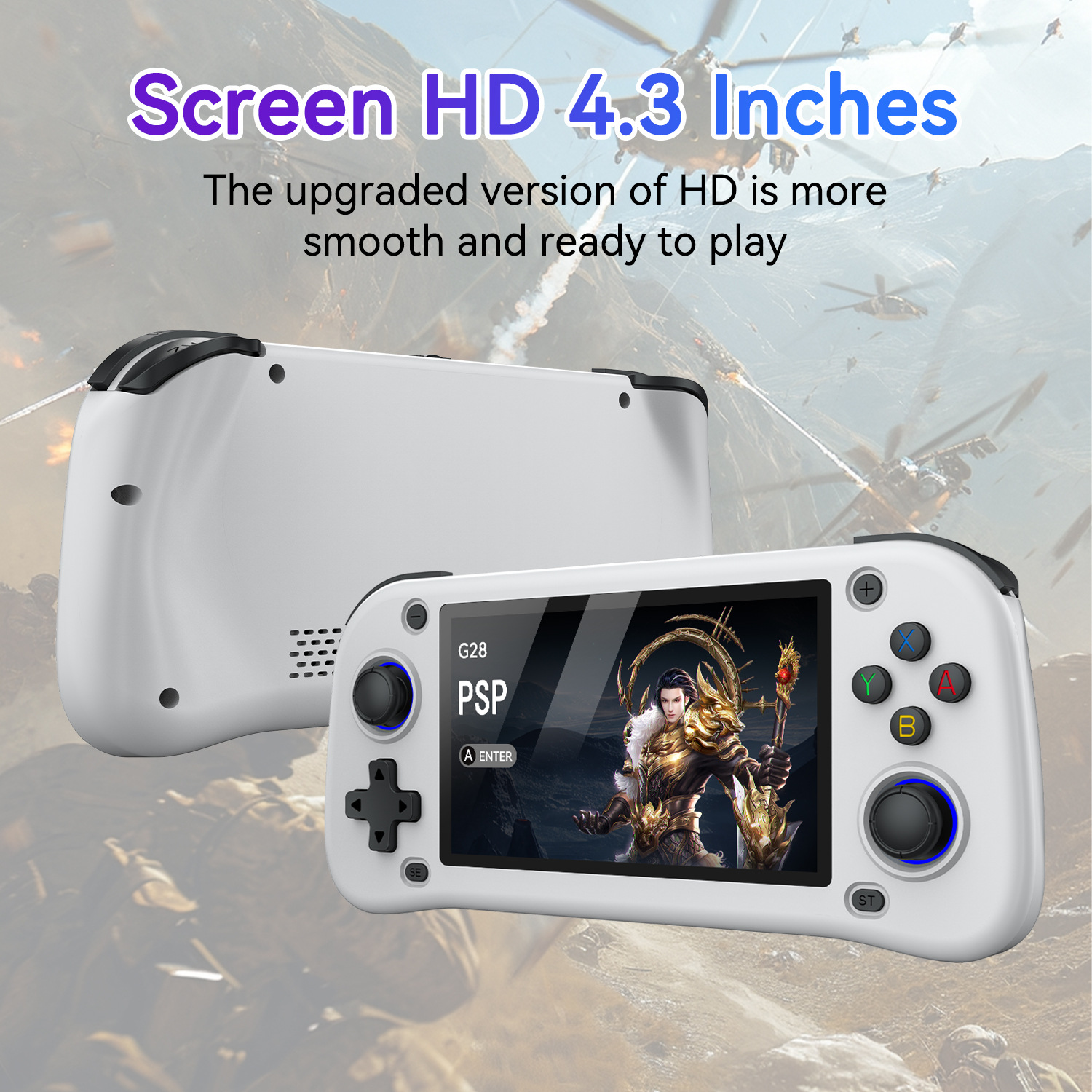 G28 game console 4.3-inch high - مراجعة Gaming Console Stick وسعره