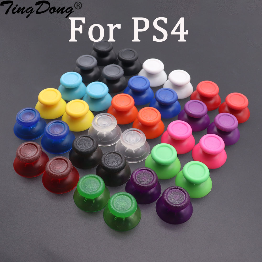 10PCS=5Pair 3D Analog Thumb st - مراجعة Gaming Console Tv Stick وسعره