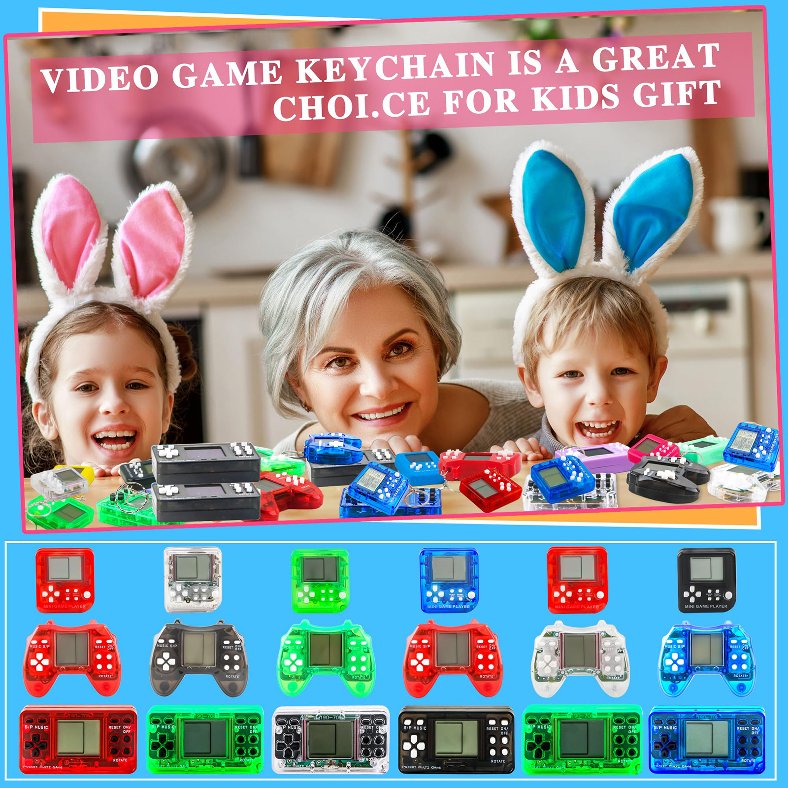 5-50Pcs Video Game Party Favor - مراجعة Gaming Console Keychain وسعره