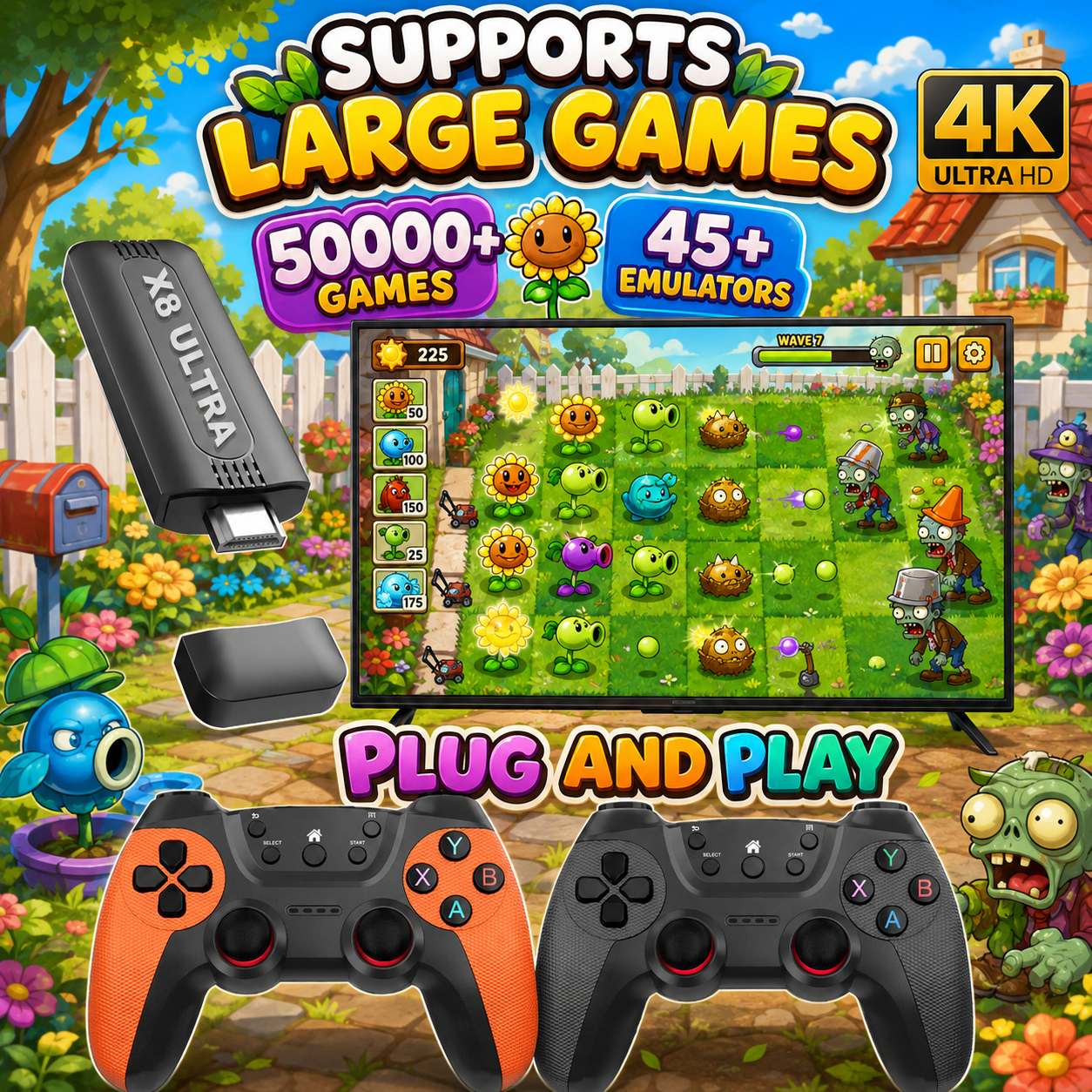 X8 Ultra Wireless Game Stick 1 - مراجعة Gaming Console Stick وسعره