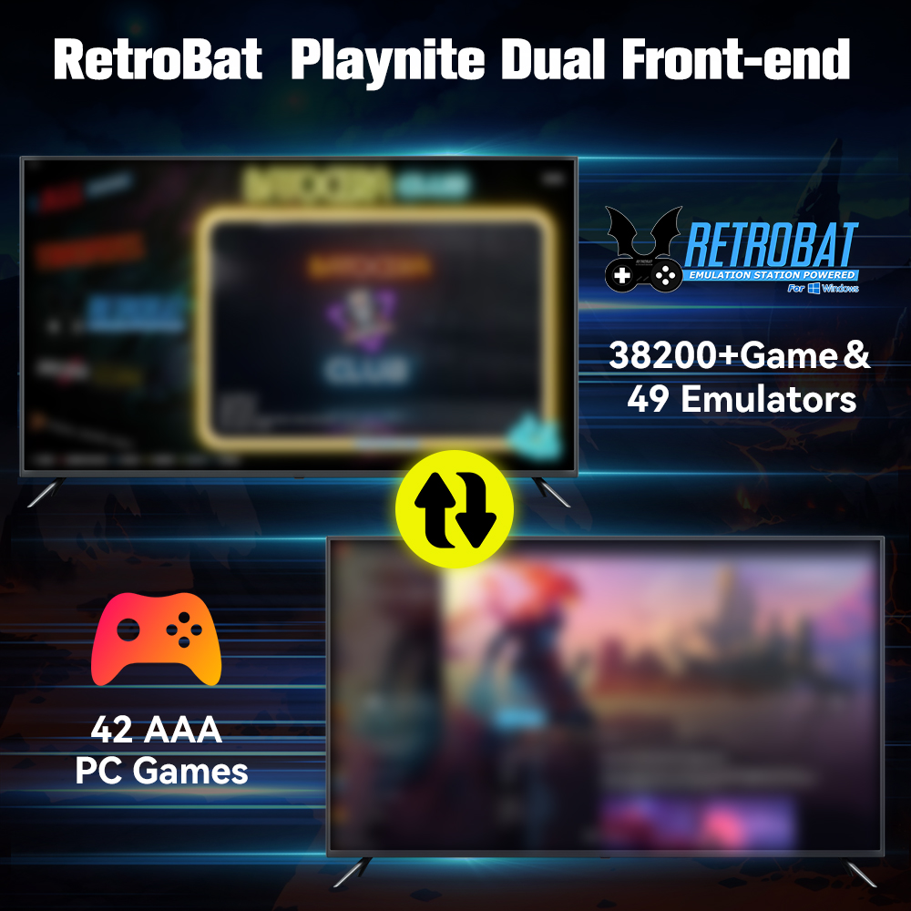 Retrobat＆Playnite System HDD R - مراجعة Gaming Console Stick وسعره