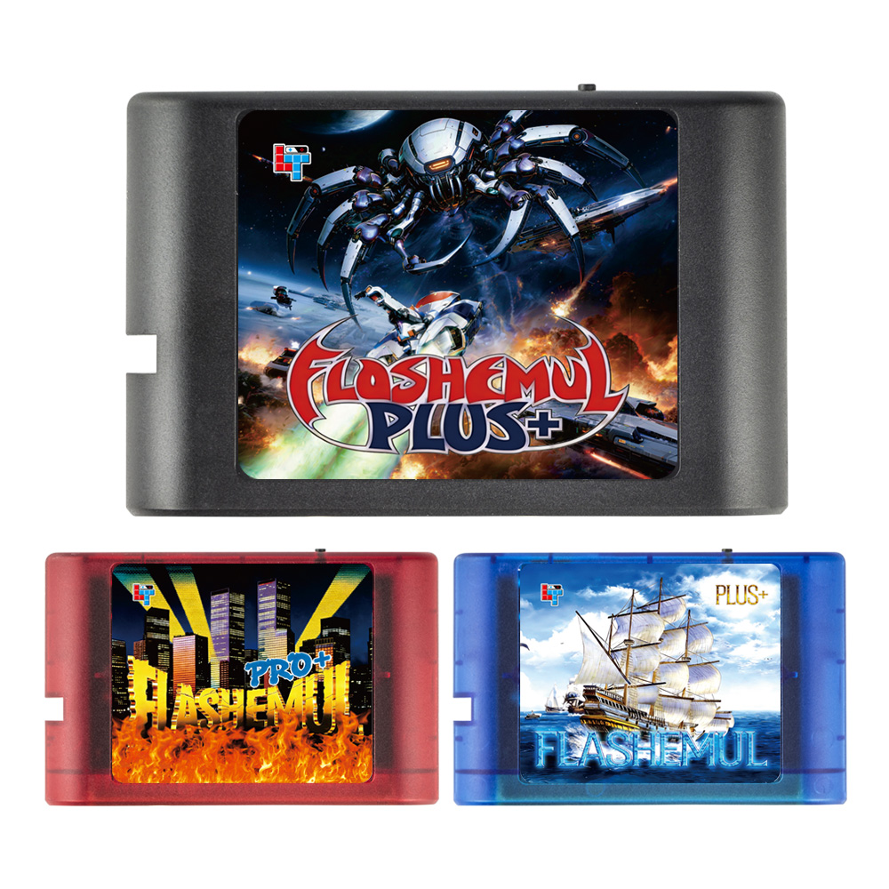 FLASHEMUL EDMD V1 Pro Cart MD  - مراجعة Gaming Console Genesis وسعره