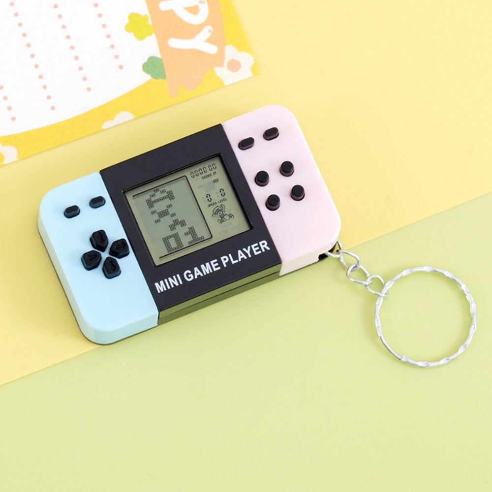 Classic Tetris Handheld Game C - مراجعة Gaming Console Keychain وسعره