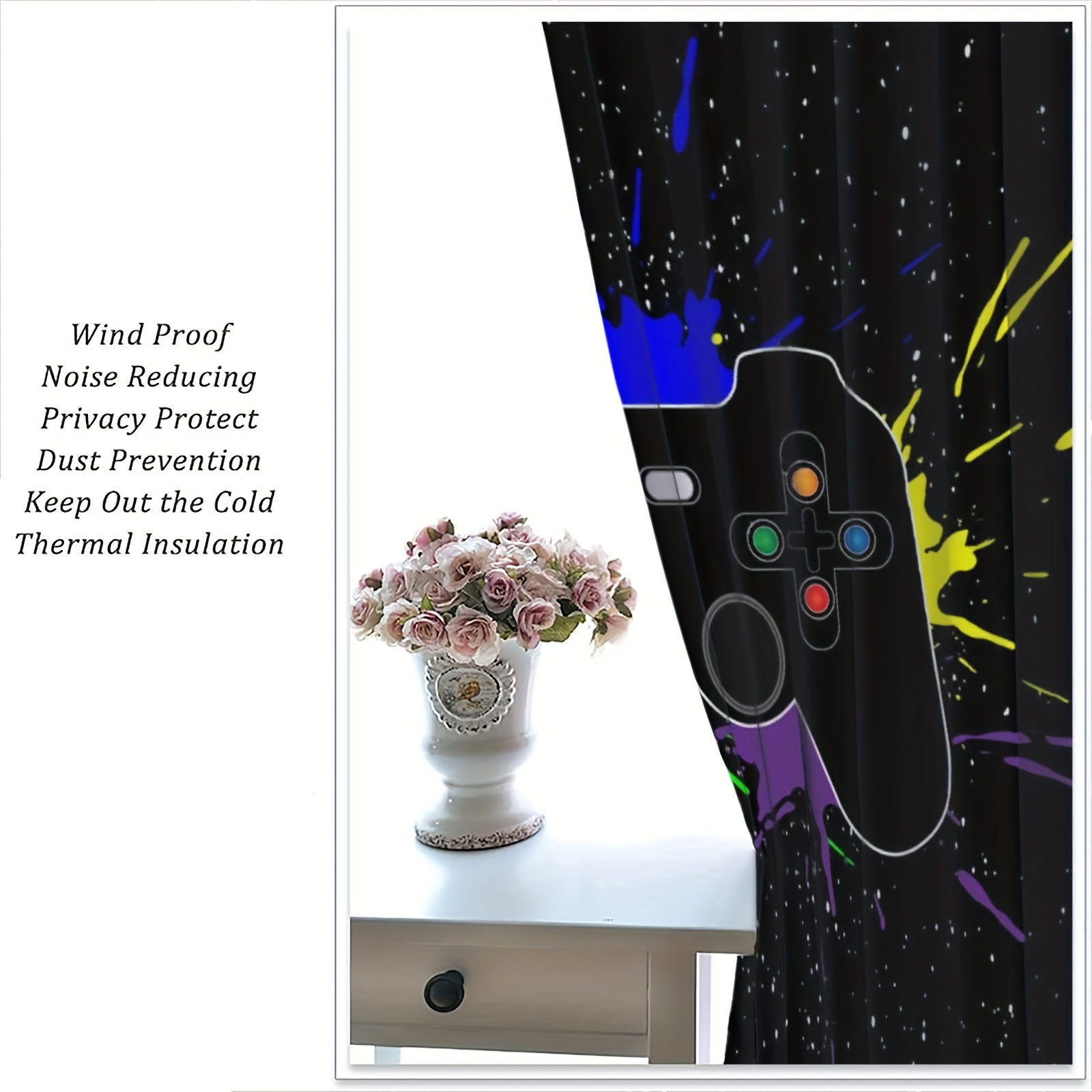2pcs PS5 Gamepad Curtains for  - مراجعة Gaming Console Youtube وسعره