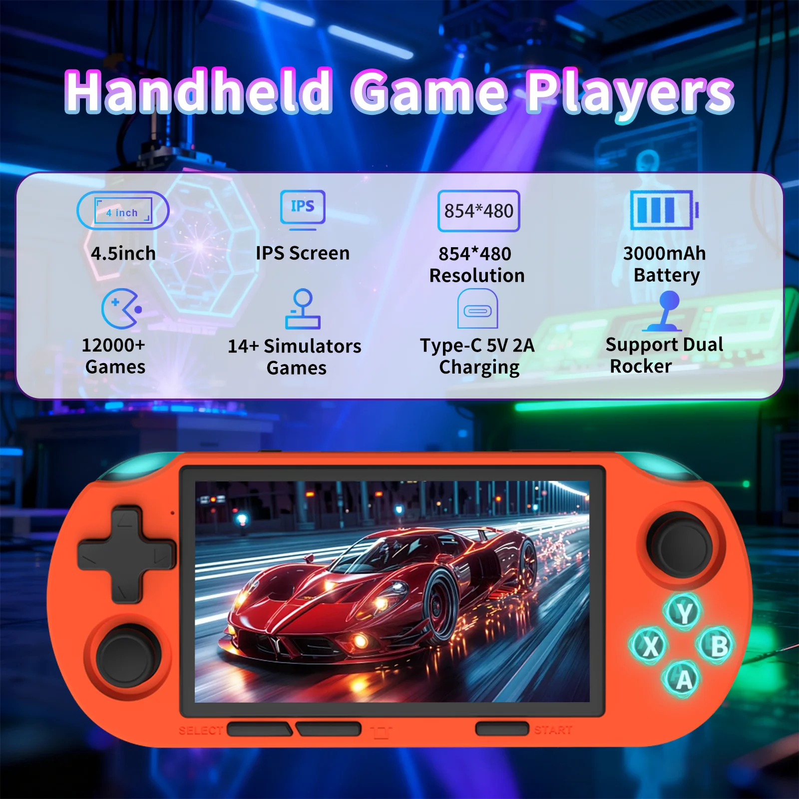 GAMINJA Handheld Portable Gami - مراجعة Gaming Console Type وسعره