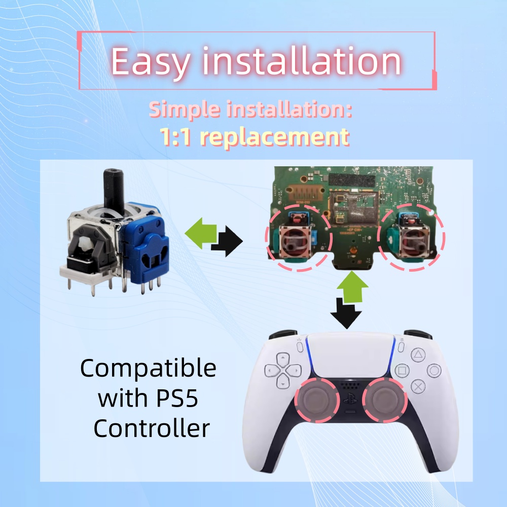 2/4/10PCS Hall Electromagnetic - مراجعة Gaming Console Tv Stick وسعره
