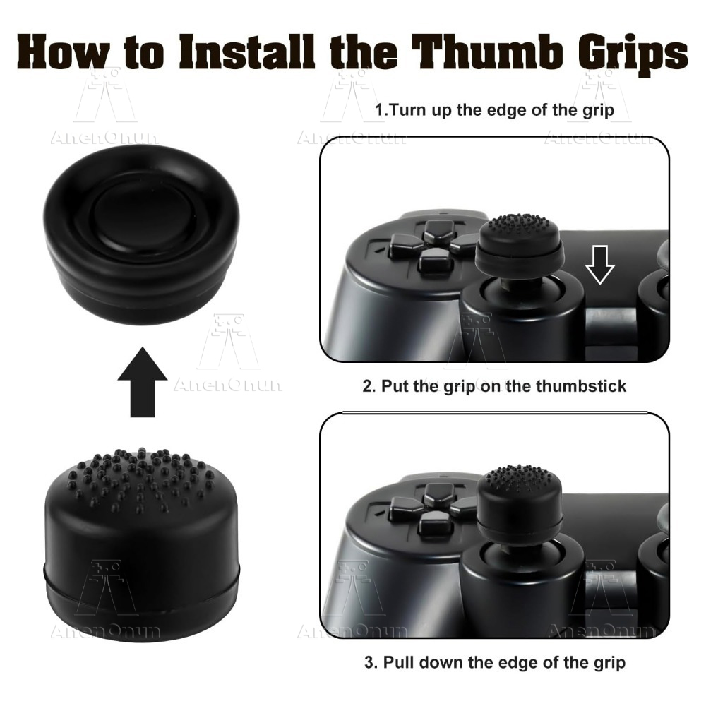 8PCS Thumb Grip Caps Controlle - مراجعة Gaming Console Tv Stick وسعره