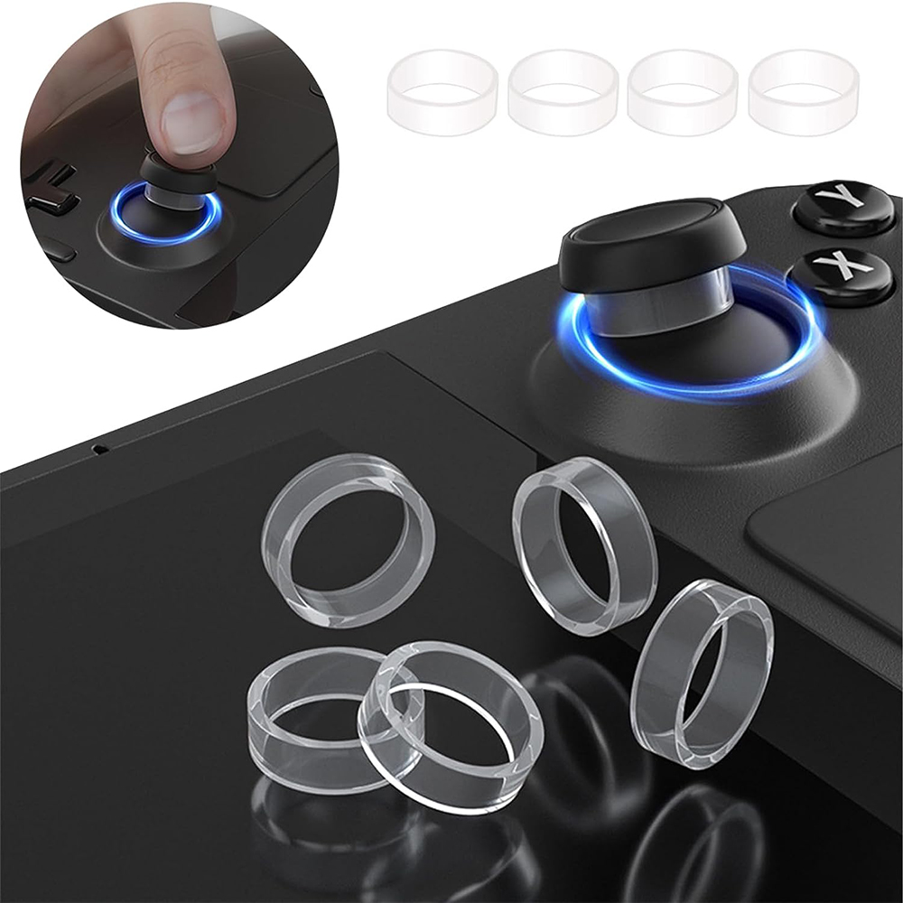 8pcs Elastic Protective Joysti - مراجعة Gaming Console Steam Deck وسعره