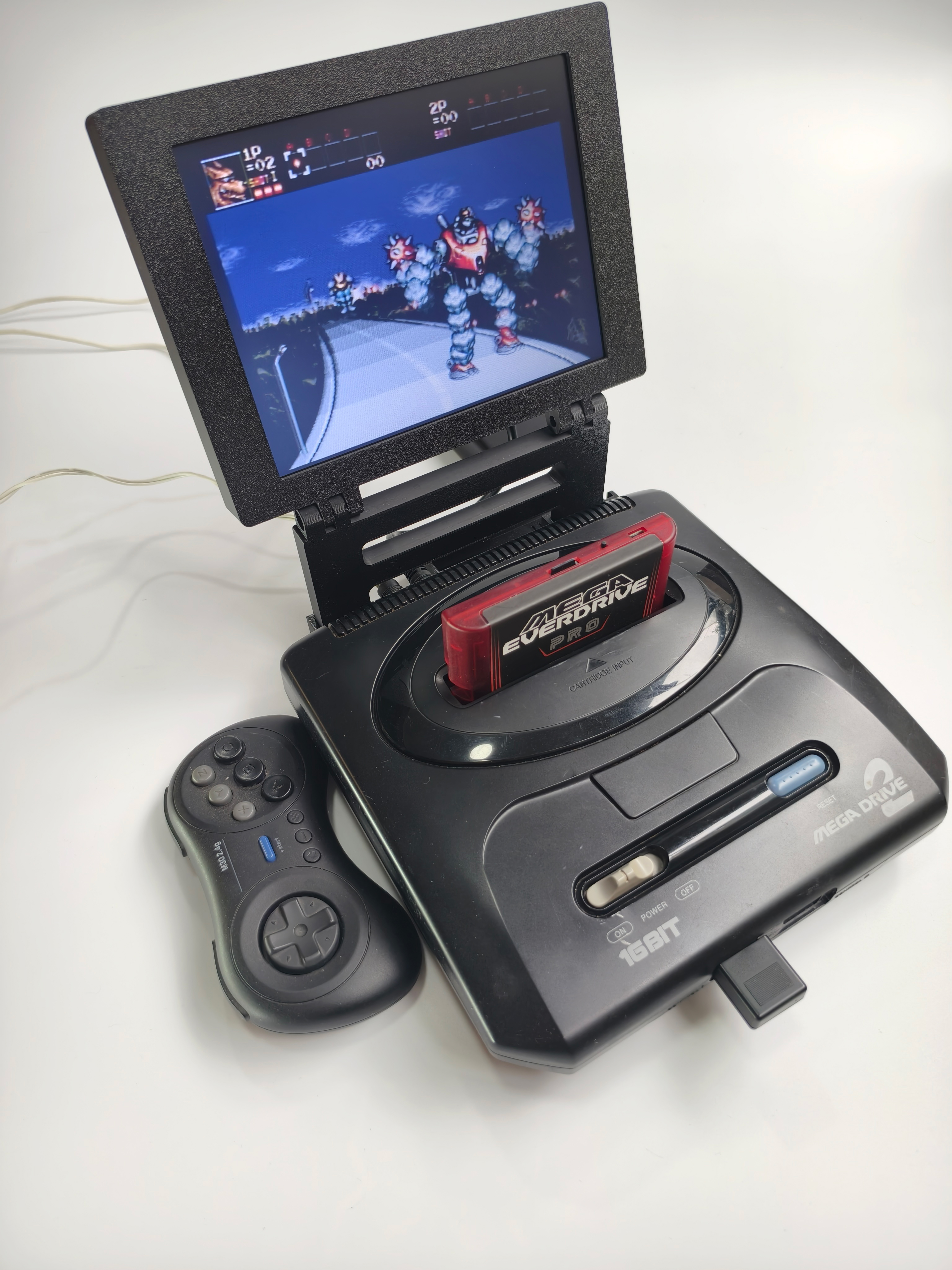 8“ Portable Mini Monitor Retro - مراجعة Gaming Console Genesis وسعره