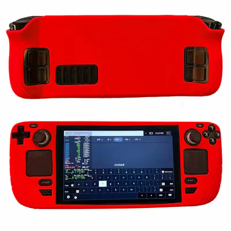 Silicone Protective Case for S - مراجعة Gaming Console Steam Deck وسعره
