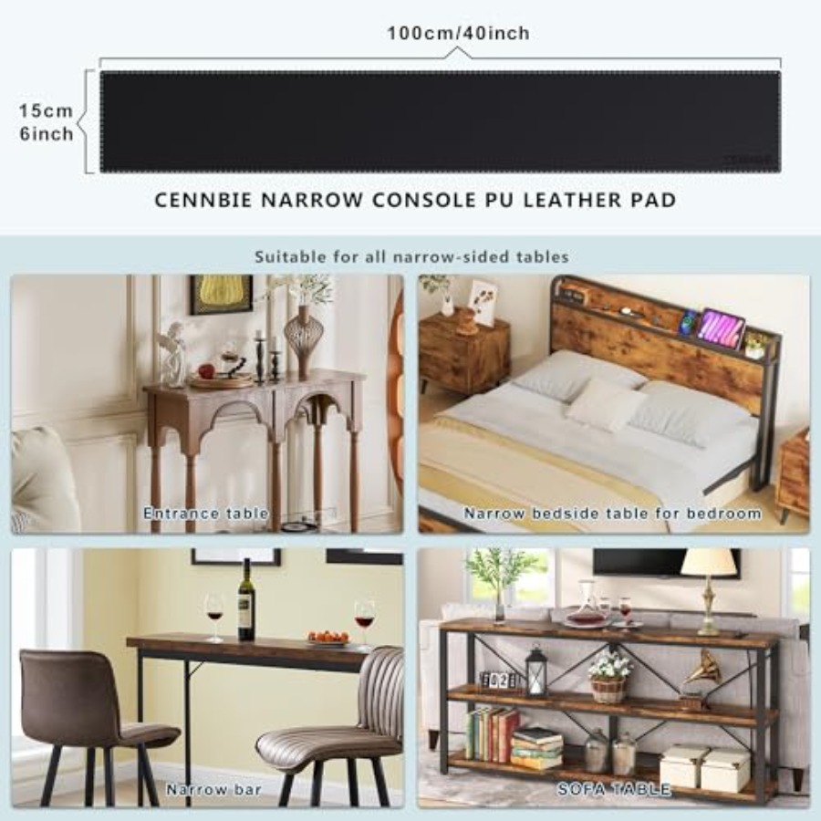 Console Table Leather Cover -  - مراجعة Gaming Console Table وسعره