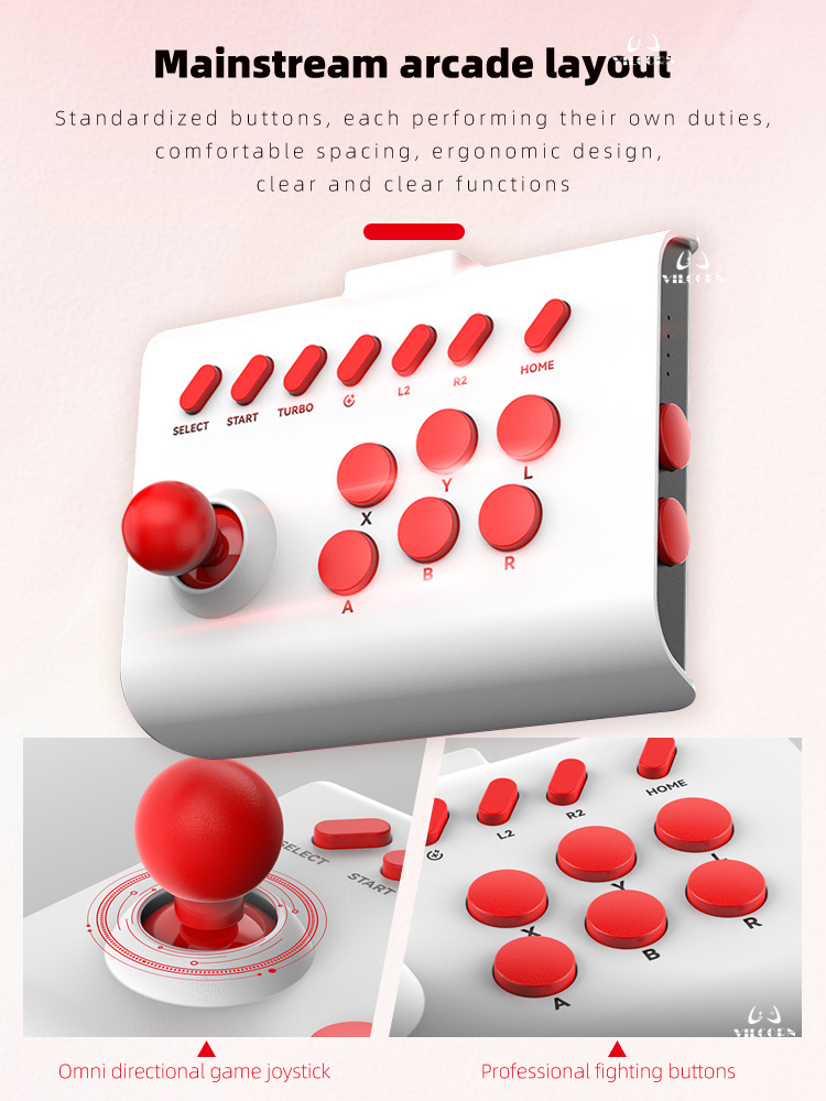 BSP-Y01 Arcade joystick Wirele - مراجعة Gaming Console Tv Stick وسعره