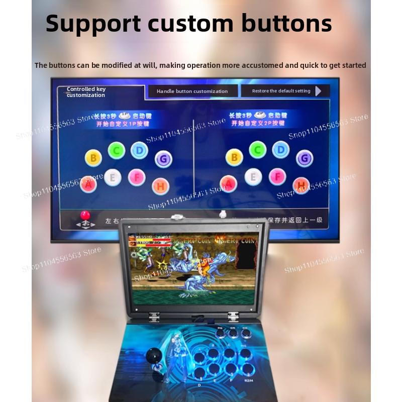 Foldable Arcade Stick - Portab - مراجعة Gaming Console Stick وسعره