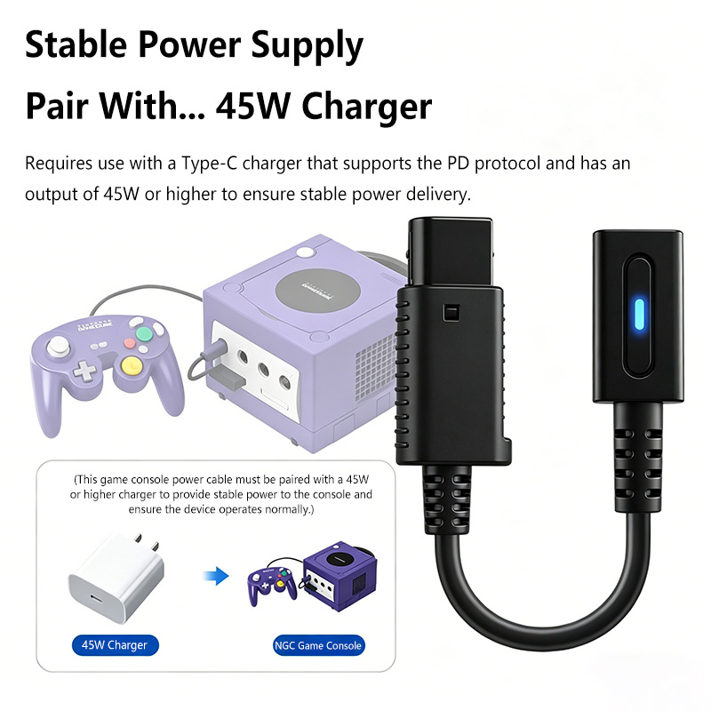 12cm Type C 45W PD Charge Cabl - مراجعة Gaming Console Type وسعره