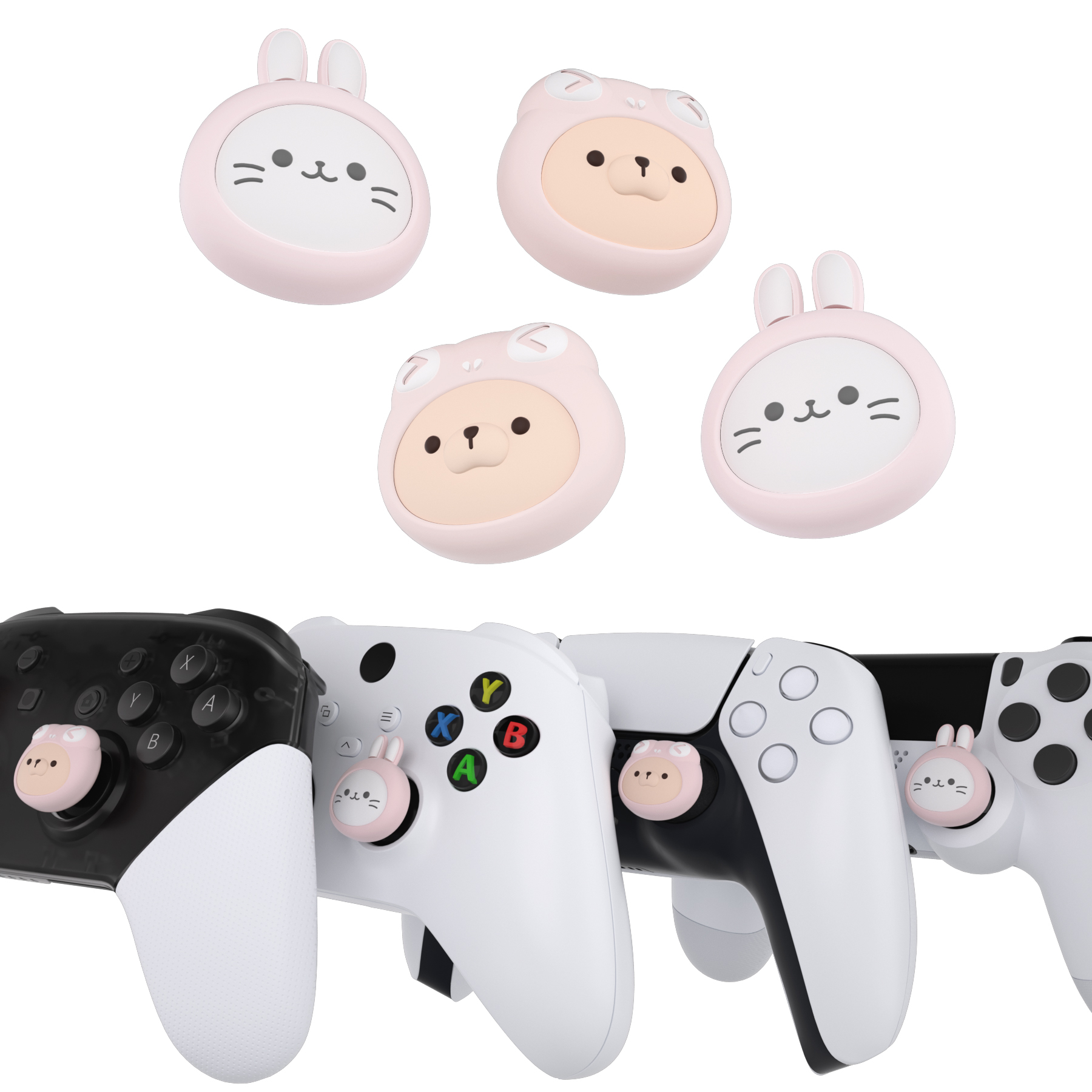PlayVital Cute Thumb Grip Caps - مراجعة Gaming Console Tv Stick وسعره