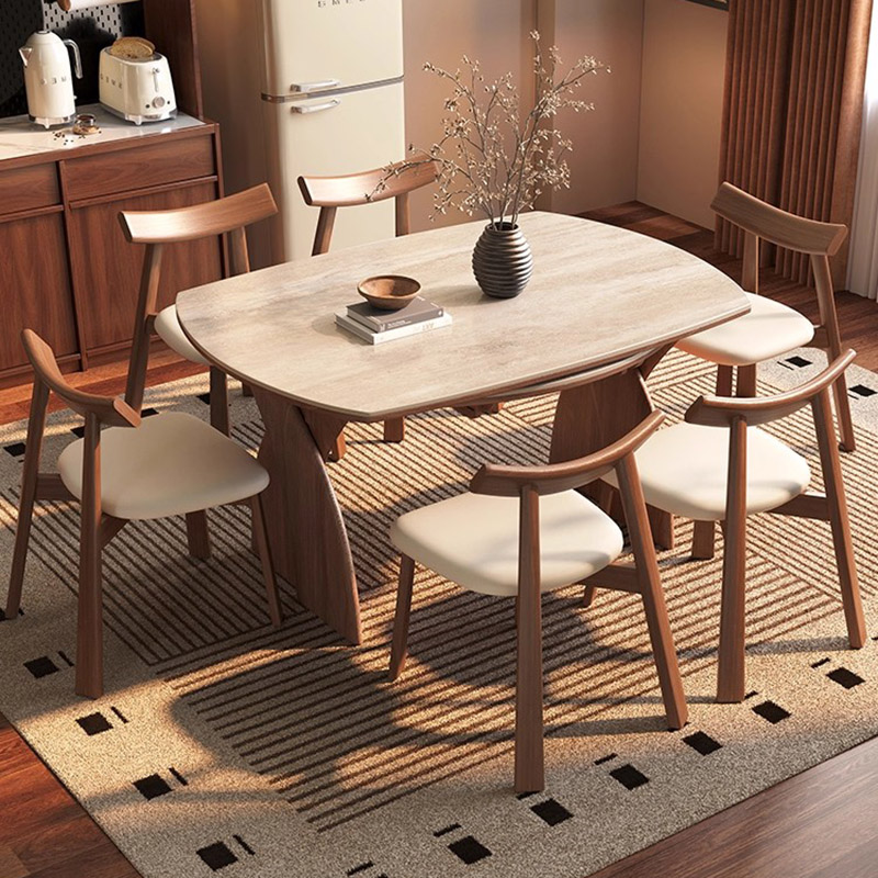 Modern Wood Nordic Dining Tabl - مراجعة Gaming Console Table وسعره